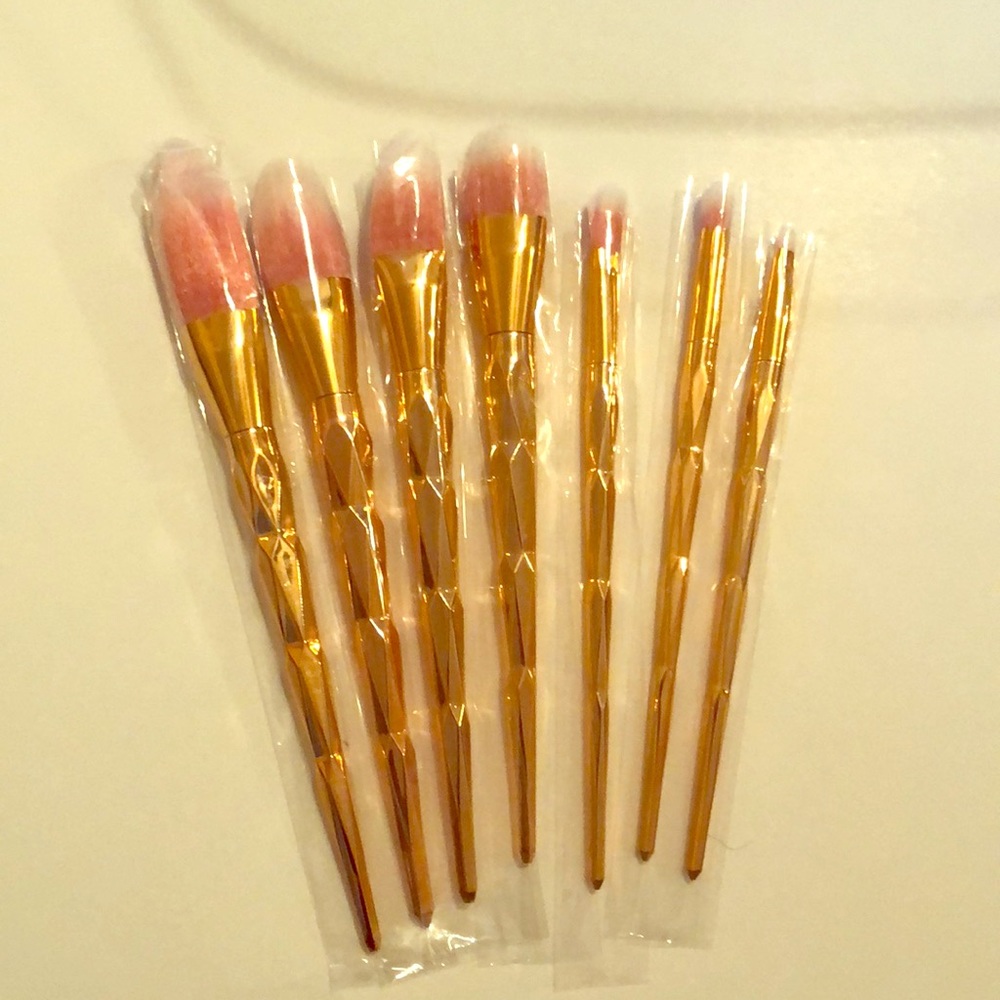 Makeup Brush Set (gold)